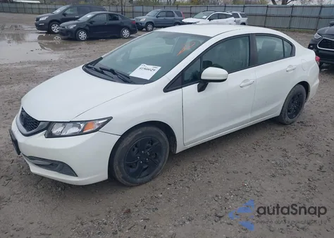 2014 Honda Civic Lx z USA, uszkodzony, nr VIN 19XFB2F51EE042551